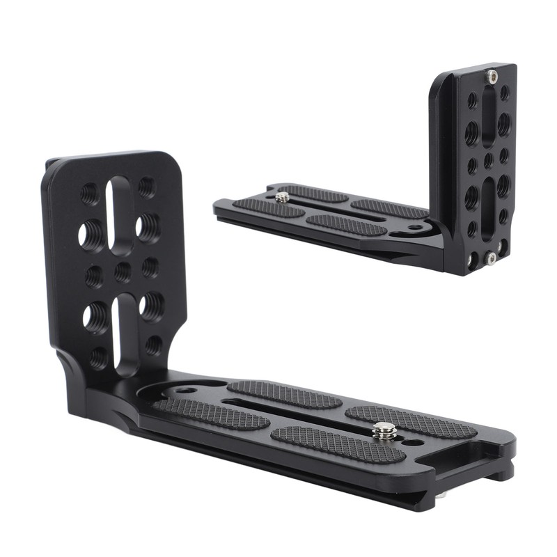 DSLR Camera L Bracket Quick Release Plate Vertical Tripod Quick