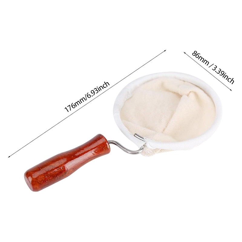 CVNRCLP Reusable Coffee Filter Cloth - Handmade Flannel Strainer with