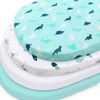 Bassinet Fitted Sheets 4 Pack Compatible with SNOO Smart Sleeper