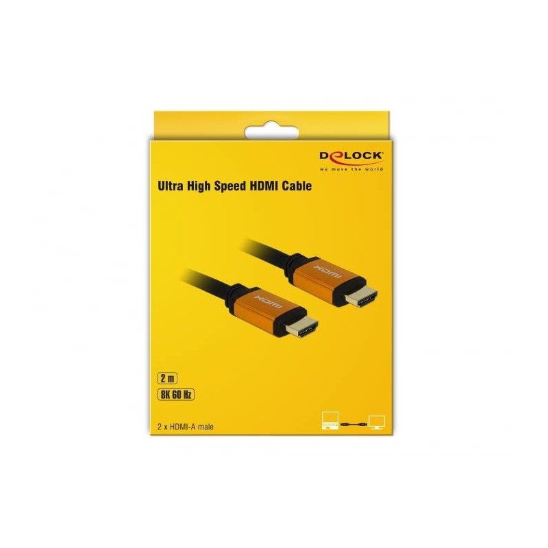 DeLock Ultra High Speed HDMI Cable 48 Gbps 8 K