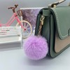 COZENTA Charm, Fluffy, Pom Pom Keychain, Cute, Set of 2,