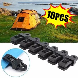 Unbranded 10 PCS Plastic Clips Adjustable Heavy Duty Lock Grip for Tarp & Shade Cloth