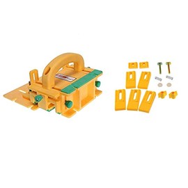 Microjig Grr-Ripper GR-200/GRGH-040 Advanced 3D Pushblock With Gravity Heel For Table Saw, Router Table, Jointer, And Band Saw, Kit