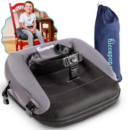 hiccapop NeoBoost Inflatable Toddler Booster Seat for Dining Table – Portable, Quick-Inflate Design – Anti-Slip Base, Secure Straps, Easy-Clean – Perfect for Home & Travel