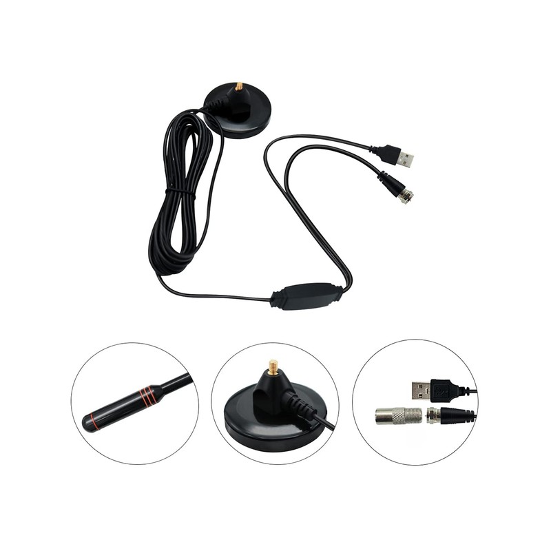 Vecys Digital TV Antenne DVB-T2 Portable Indoor Outdoor TV DTMB
