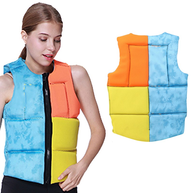 Portable Foldable Life Jacket Vest Accessory for Drifting Surfing Swimming