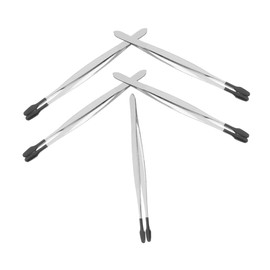 Healeved 5pcs Craft Tweezers Stainless Steel Tweezers Multipurpose for Crafting