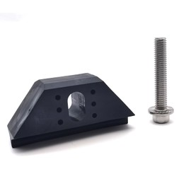 dawfall Car Power Hold Down Kit, Clamp Base Cable Retaining Bracket Kit with Stainless Steel Flange Bolts, Precision Matching Cable Holder Tool, Universal for Most Cars Repair Accessories (Black)