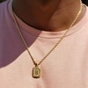 Hermah Initial A-Z Alphabet Capital Letter Pendant Necklace For Men