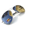 MFAZ Morefaz Ltd Herren Damen Lila Sonnenbrille Klassische Pilotenbrille Polarisierten