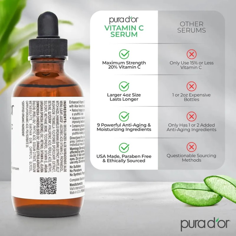 Xz Aa Sérum Vitamina C 20% Antiedad Argán 118ml Ss