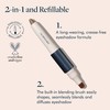 trestique Shadow Crayon, Refillable Eyeshadow Crayon With Built-In Blending Brush,