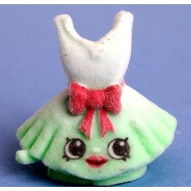 Shopkins Fashion Spree Blind Basket Ultra Rare Fuzzy Green Tutucute FS-058