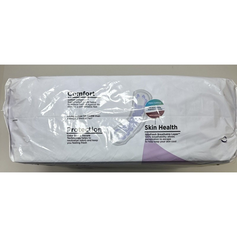 Equate Options Women's Ultimate-Long Incontinence Pads, Omni-Odor, 51 Count