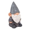 Garden Gnome Resin Structure Stable Bottom Retro Style Gnome Figurine
