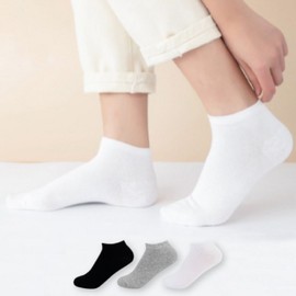 Lumaon The Red Socks 10 Pair Set Domestic Manufactured Plain Ankle Socks for Women and Men / 루마온 더빨강양말 10켤레 세트 국내제조 여성 남성 무지 발목 양말