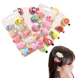Hair Clips, 40-Piece Set, Cute, Baby Hair Clips, Baby Hair Pins, Girls, Kids, Hair Accessories, Hair Clip, Bangs Clip, Stylish, Birthday Gift