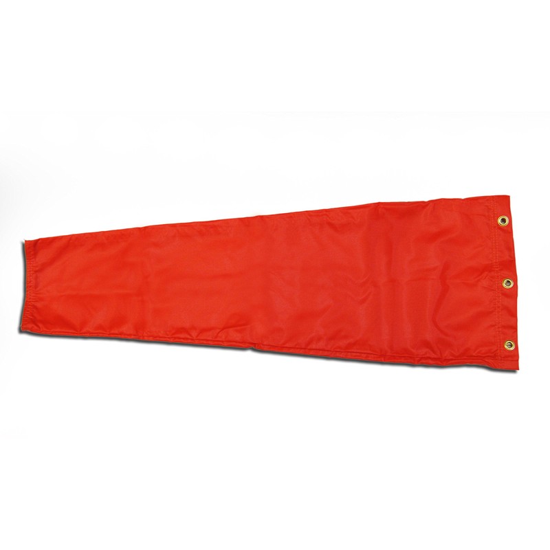 Airport Windsock Corporation 8" X 36" Orange Windsock and 8"