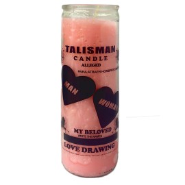 Veladora - Vela Talisman - Love Drawing -  For Attraction  Prayer Candle