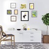 Hongkee 8x10 Picture Frame, Made of Real Glass and Wooden