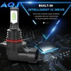 AQJ 9005 9006 LED Headlights Kit Combo Bulbs 8500K High