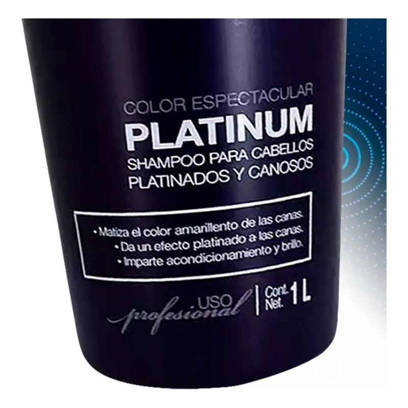 Shampoo Matizador De Canas Profesional Xiomara 1 Lt