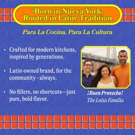 Loisa Adobo Seasoning, USDA Organic, Non-GMO, No-MSG, No Preservatives, No Artificial Coloring, No Artificial Flavors, 2.9oz, Pack of 1 (Adobo)