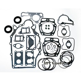 Unbranded Kawasaki Mule KAF620 Engine Gasket Rebuild Kit w/ Oil Seals & Standard Rings