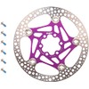 Hope Floating Road Disc Rotor: 160mm Purple
