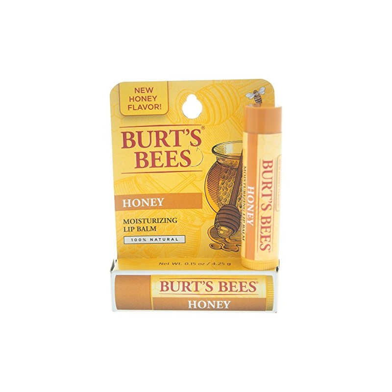 Burt's Bees Lip Balm, Honey Tube, 0.15 Ounce