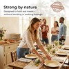 Indie Palm 10 Inch Square Disposable Palm Leaf Plates –