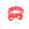 Minkissy 4pcs Coral Fleece Headbands for Face Washing Makeup and