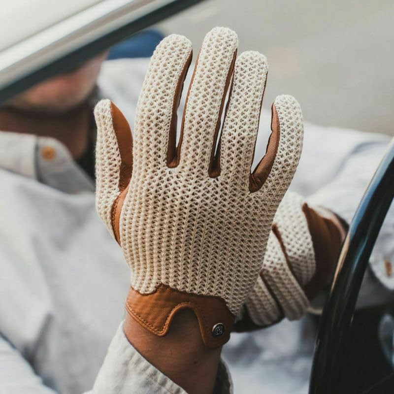 [AUTODROMO] Stringback Driving Gloves, Unisex, Driver, Motorcycle Fit, Touring, gray
