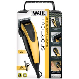 Wahl Kit completo de corte de pelo de corte deportivo antideslizante de 20 piezas #9423