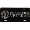 Diamond Etched Products REFLECTIVE US Air Force Veteran Car Tag