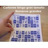 KEKA 48 Extra Large Bingo Cards with Large Numbers and