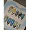 Metallic Aurora [Handmade Nail Tip] Emily Nail - Short Almond