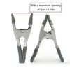 1 Piece White Metal Clamps Chrome Plated Tarpaulin Clamp Heavy