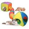 Cat Tunnel, 3 in 1 Cat Tunnel Indoor Enclosure Playpen,