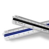 2 Pack Pacific Arc Engineer Triangle Scale Ruler 12 Inch