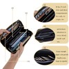 JHYYTUJTYP Zip Around Wallets for Women with Detachable Wrist Strap,