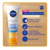 Protector Solar Facial Nivea Sun Control Brillo Tono Claro Cobertura
