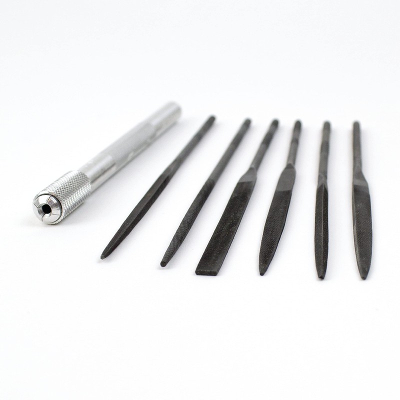 Excel Blades Mini Needle File Set – Hardened Alloy Steel,