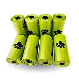 Poo bags Doggy Waste Bag Biodegradable Extra Thick Poo Bag 10 Rolls Pack of 200 Eco-friendly Upgraded Version Pet Poop havey duty Bags - 100% Leak Proof (Color Green)