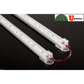 LEDUPDATES 2x 20" white LED Light for Under cabinet Display Case U5630 + Dimmable Power