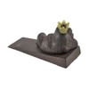 Cast Iron Frog Prince Wedge Doorstop