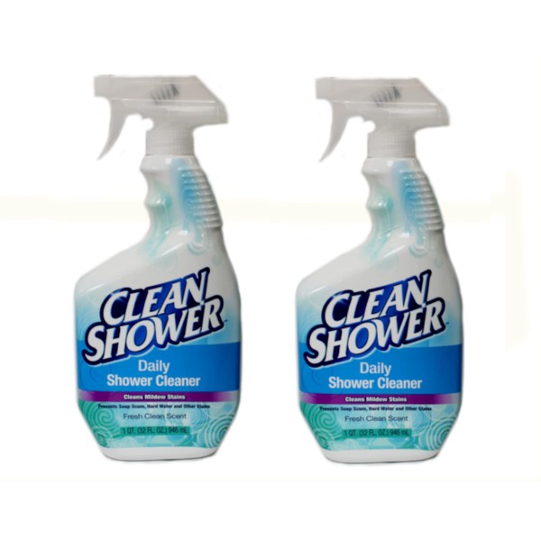 Clean Shower Original Cleaner, 32 Fl Oz (Pack of 2)