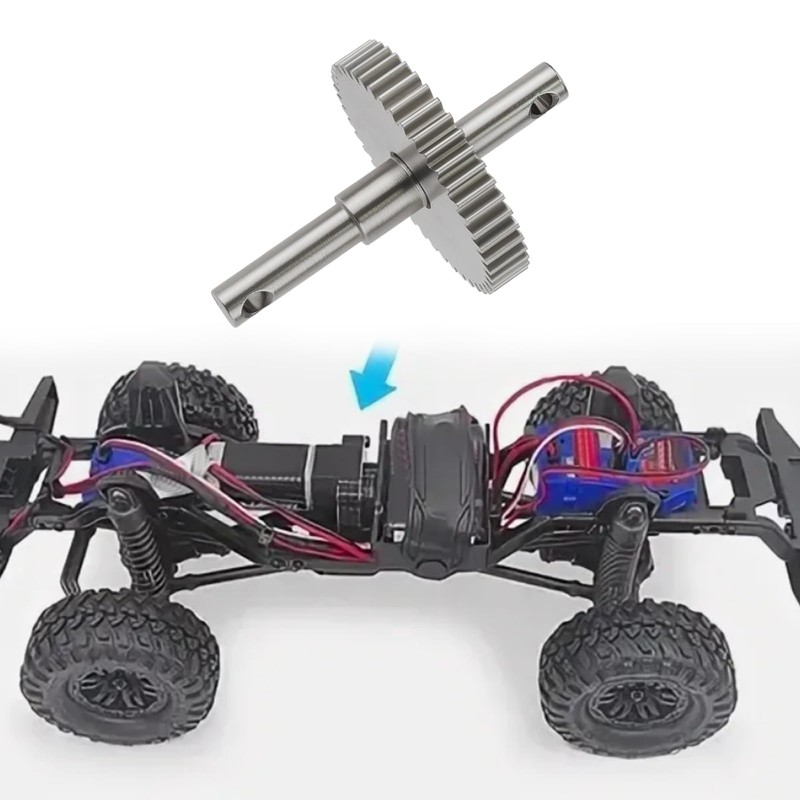 YINETTECH 1 Set Stainless Steel Gear Set Compatible with Tra-xxas