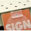 Unbranded Gondola Sign Holders Shelf Clips- Self Piercing-Retai
