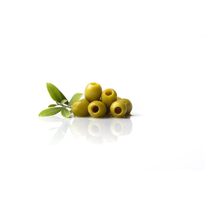 Triana Olivas by Don Gastronom. Pitted Manzanilla Olives. 350g (12.35oz).